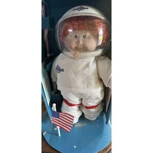 1986 Vintage Cabbage Patch Kids Doll Girl Young Astronaut‎ POPCORN Red Hair- New